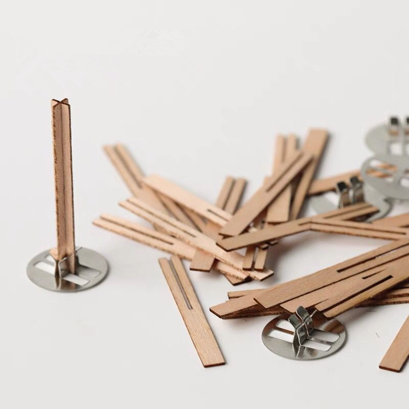 Amazon cross wood core wooden wax core wooden candle wick candle wood chip wooden wax core Cup wax wood core