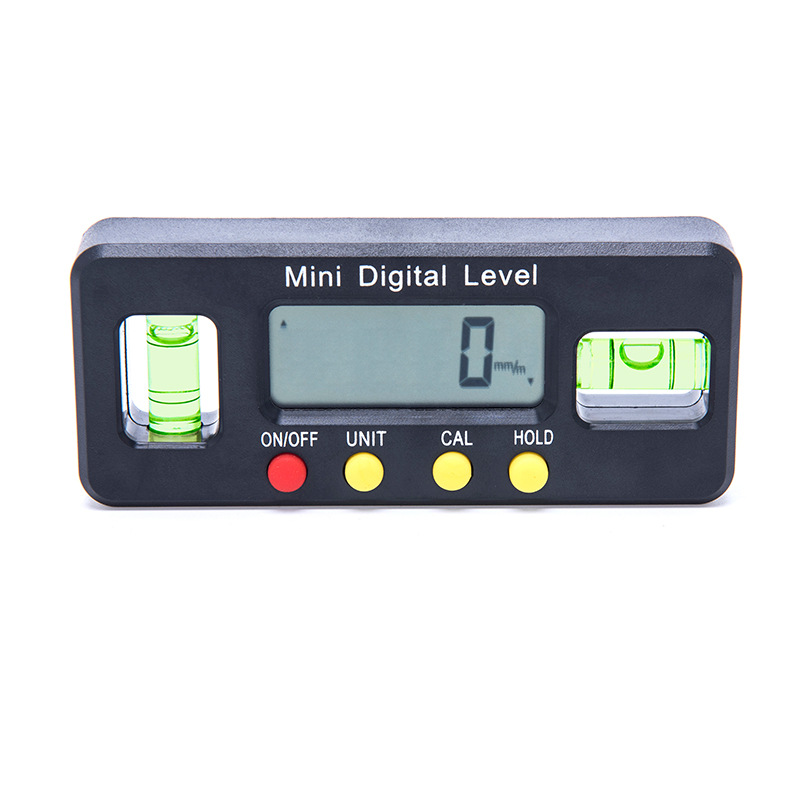100/150/200mm strong magnetic force electronic digital display level ruler horizontal inclinometer angle ruler