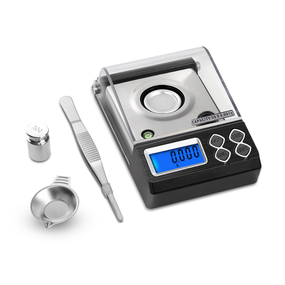 Electronic scale 0.001g precision Carat scale gold jewelry scale precision portable gram scale balance multi-purpose