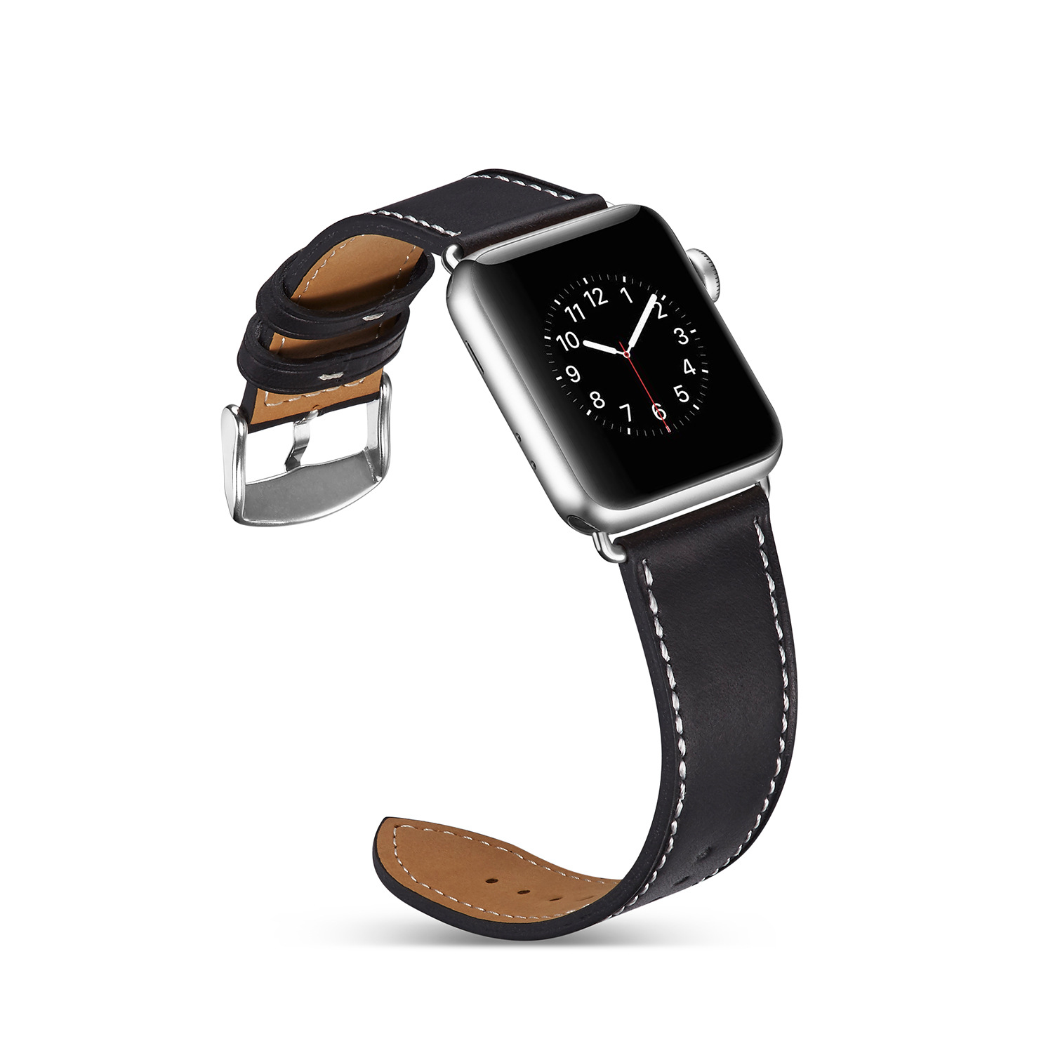 For apple watch Strap apple watch Leather Strap iwatch7654321 Top Layer Cowhide Strap