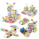 Electric DIY science and education variety building blocks mechanical gear linkage children's educational early education assembling particle building blocks toys