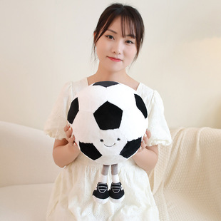Cross-border Ins Style Basketball Football Volleyball Baby Doll Doll Ball Plush Toy Pillow