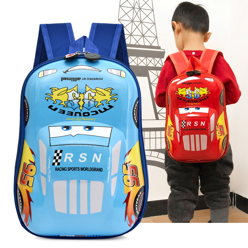 Hard Shell Kindergarten Schoolbag Toddler Bag Small Bag Children's Baby Bag 3-6 Years Old Boys and Girls Eggshell Backpack