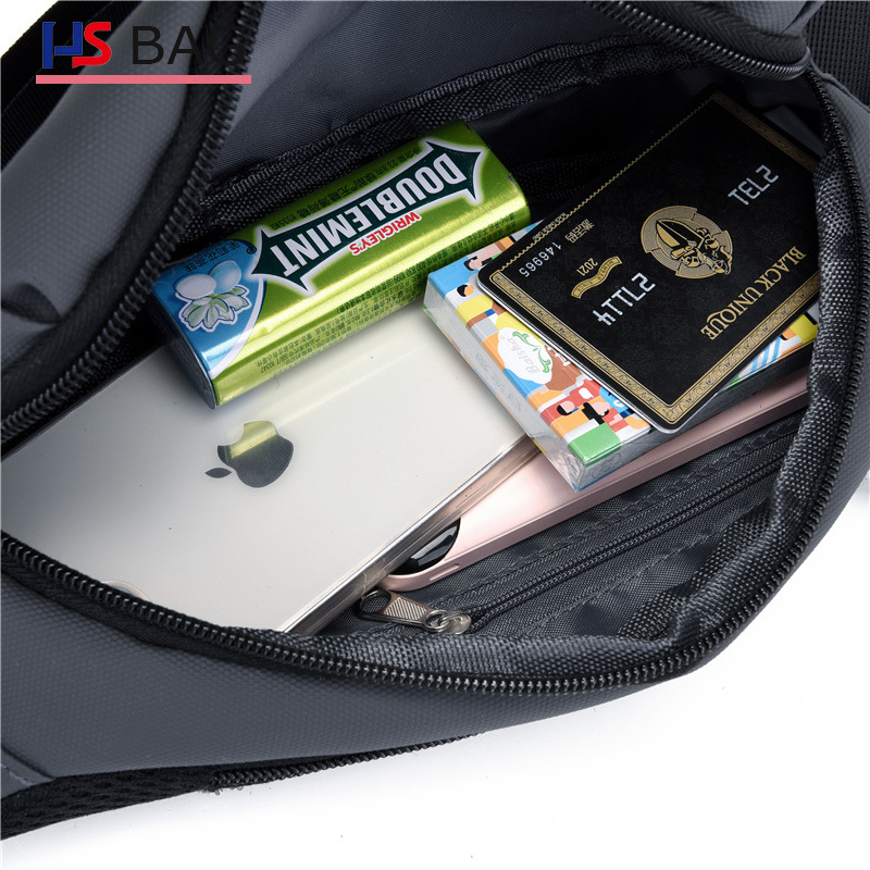 New Style Simple Water-repellent Waist Bag Korean Style Large Capacity Personalized Cash register Bag Outdoor Leisure Travel Mobile Phone Storage Bag