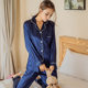 Pajamas Daxongmen Spring and Summer Women's Silk Long Sleeve Korean Style Sexy Suit Simulation Silk Autumn and Winter Gao Junxi Same Style