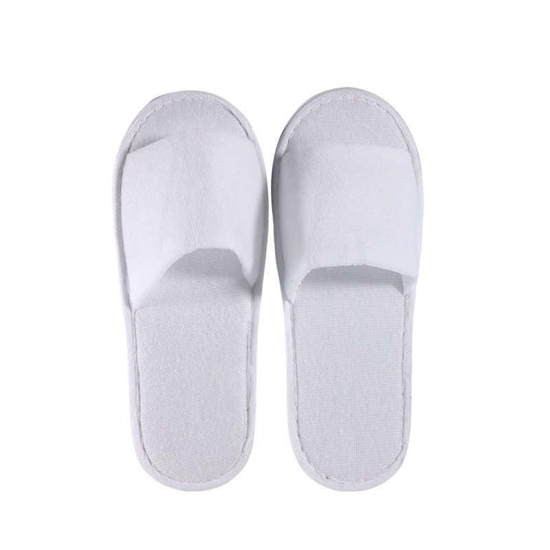 Hotel disposable slippers factory homestay hotel travel winter non-slip hospitality coral fleece cotton slippers factory wholesale