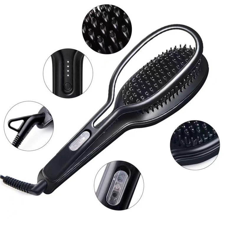 Cross-border lazy people do not hurt hair massage negative ion hair straightener curling straight dual-use hair straightener automatic curler hair curler
