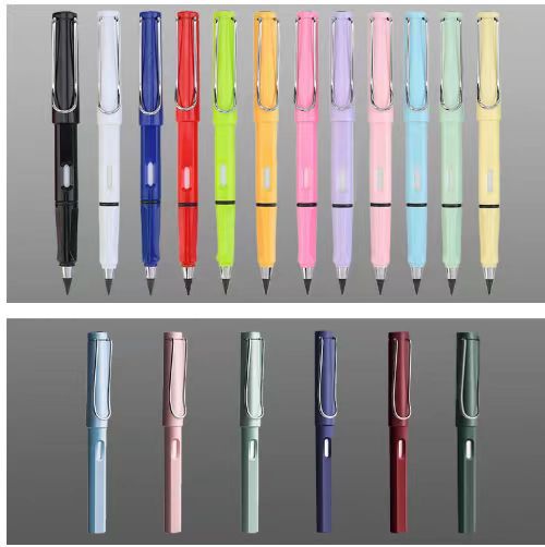 Black technology eternal pencil writing pencil no ink no need to sharpen HB pencil writing painting is not easy to break