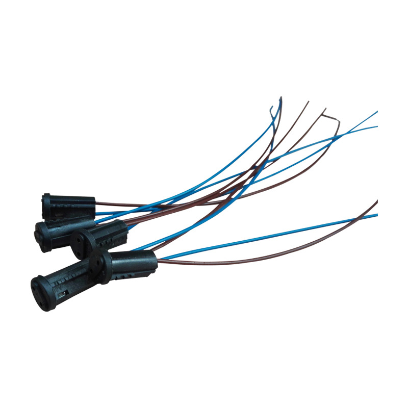 Guzhen plastic accessories G4 plastic low pressure lamp holder blue Brown high temperature line 20 long LED ceramic lamp holder spot
