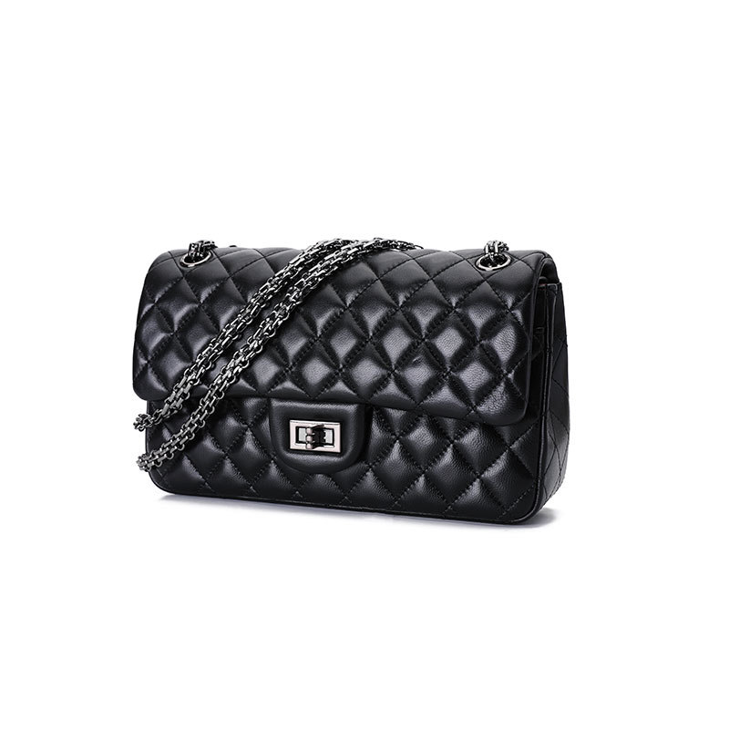 Lingge Chain Bag 2023 New Leather Women's Bag Fashion Chanel Style Sheepskin Women's Shoulder Bag