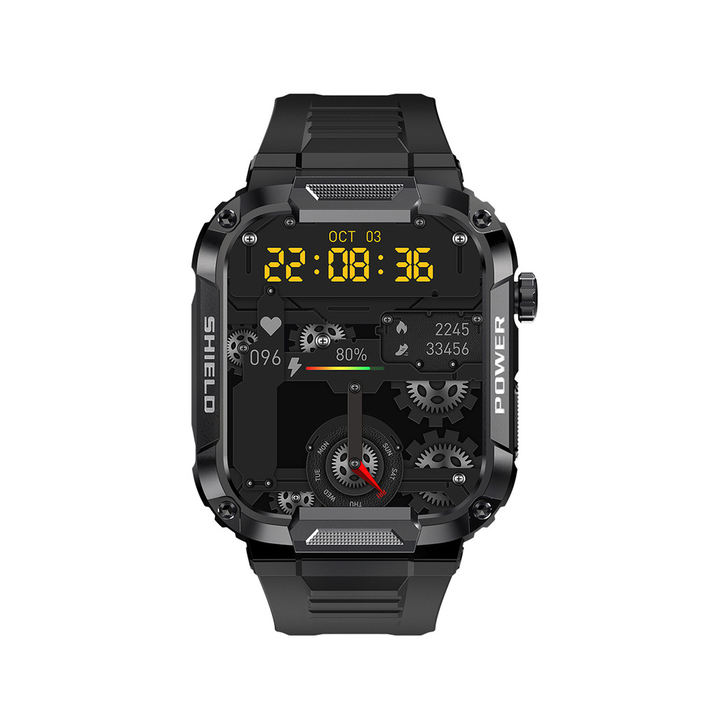 Cross-border new MK66 smart outdoor three-proof watch dual-mode call Bluetooth outdoor waterproof multi-function watch