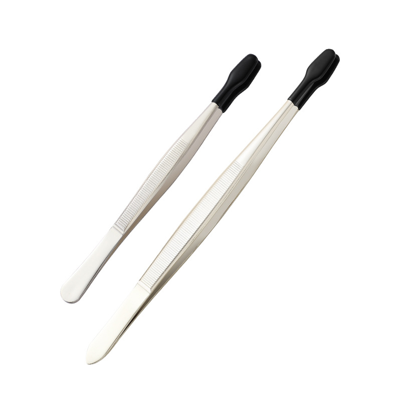 Factory wholesale dip stamp clip coin clip false eyelashes auxiliary clip stainless steel tweezers tools cross-border in stock