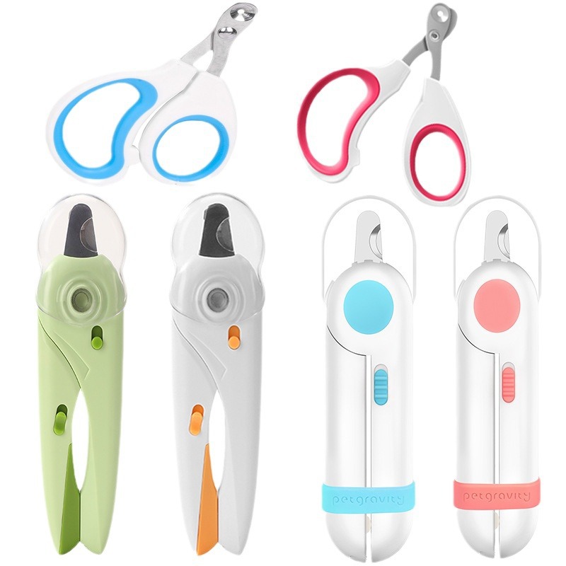 Pet Nail Clippers LED Light Illumination to Prevent Bleeding Cat Nail Clippers Round Hole Dog Nail Clippers Nail Clipper Subscription