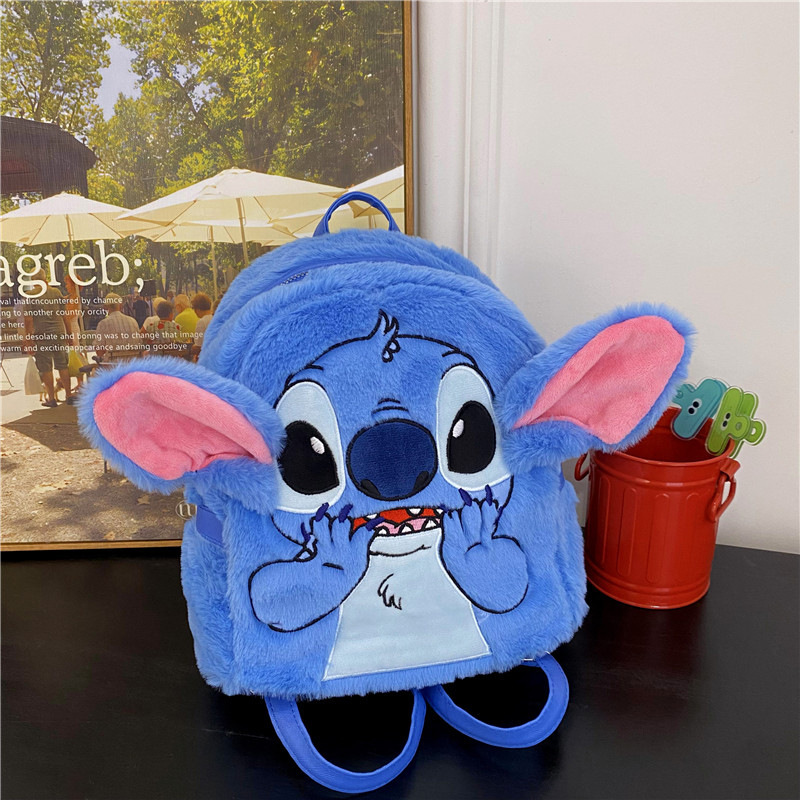 新商品のぬいぐるみはスティッチのランドセルの紺色の大容量のかわいいアニメのかばんのメーカーの直接販売をします。|undefined