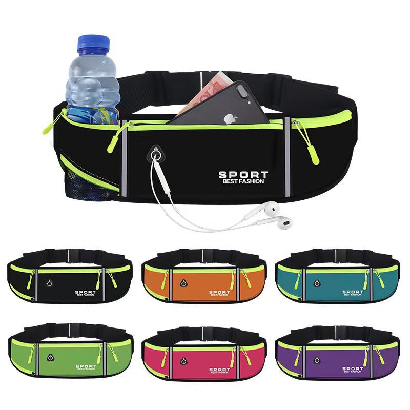 Water bottle waist bag outdoor sports fitness running marathon mobile phone bag close-fitting waterproof riding ultra-thin men and women