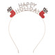 happy holiday headband