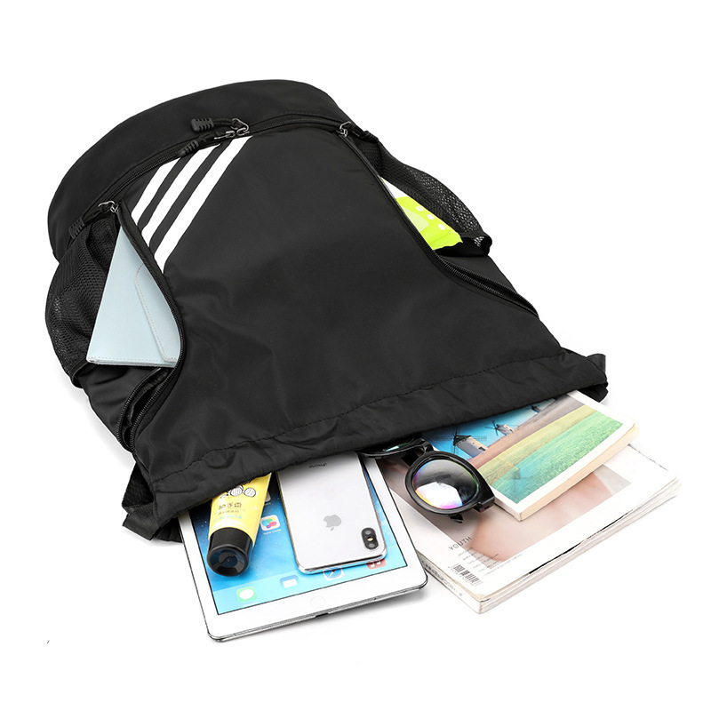New Bundle Basketball Backpack Outdoor Sports Leisure Fitness Folding Travel Backpack Printable LOGO Wholesale