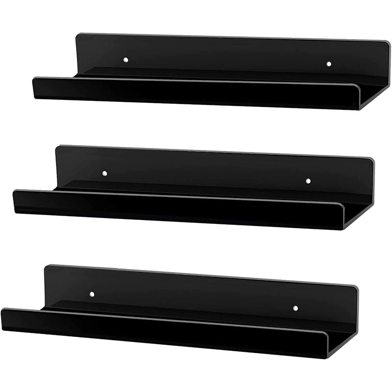 Cross-border acrylic wall storage rack wall-mounted record display 1524inch kitchen spice rack bathroom storage rack