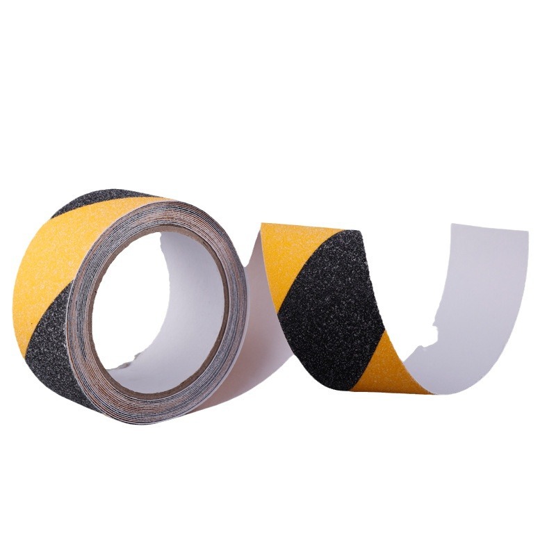 Anti-slip tape bathroom stair step floor anti-slip strip black and yellow frosted wear-resistant warning reminder anti-fall tape