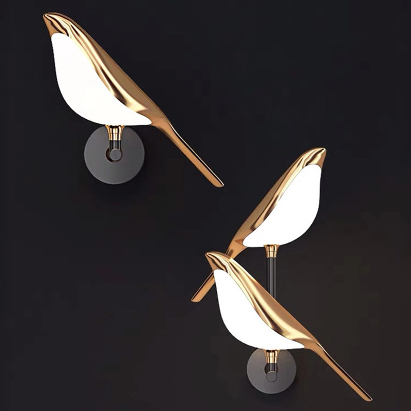 Magpie Wall Lamp Modern Simple Living Room TV Background Wall led Table Lamp Light Luxury Creative Bedroom Hotel Bedside Lamp