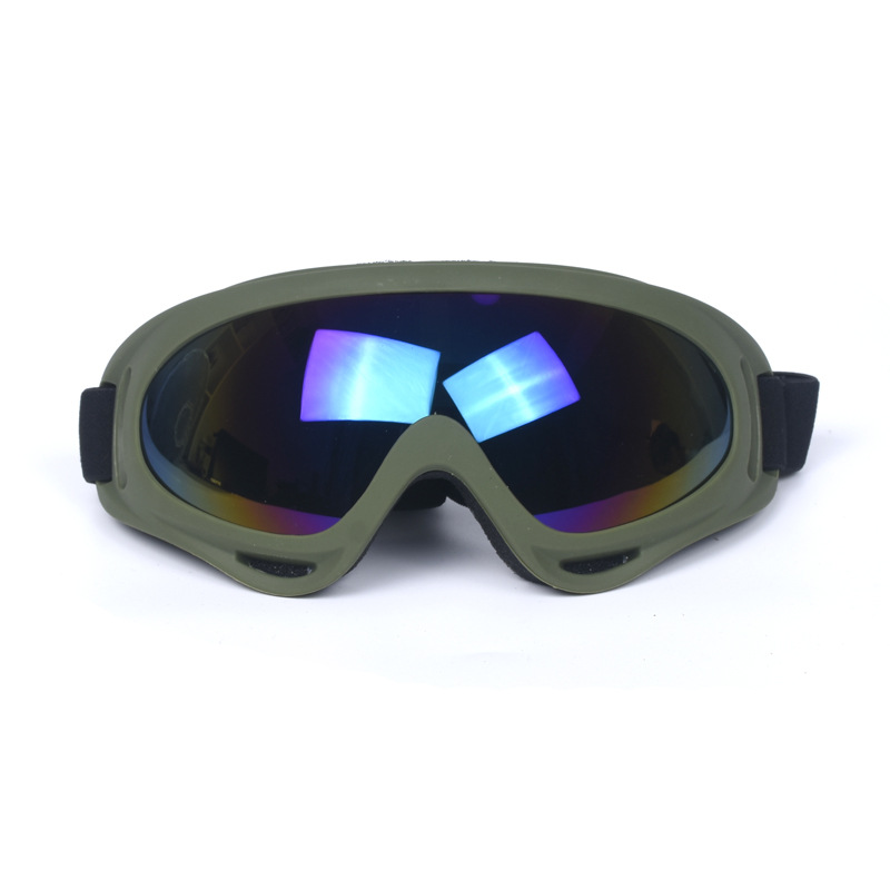 Glasses Colored frame multicolored ski glasses motorcycle goggles labor goggles Adult goggles_voghion.com