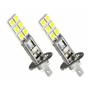 Foreign trade car LED H1/H3 fog lamp LED H1-12SMD-5050 chip bright anti-fog LED fog lamp