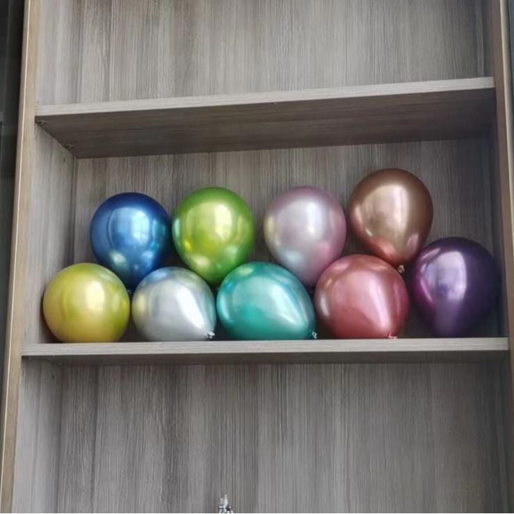 12 Inch Metal Latex Balloon 3.2g Thickened Pearlescent Metal Ball Wedding Party Decoration Birthday Layout Balloon