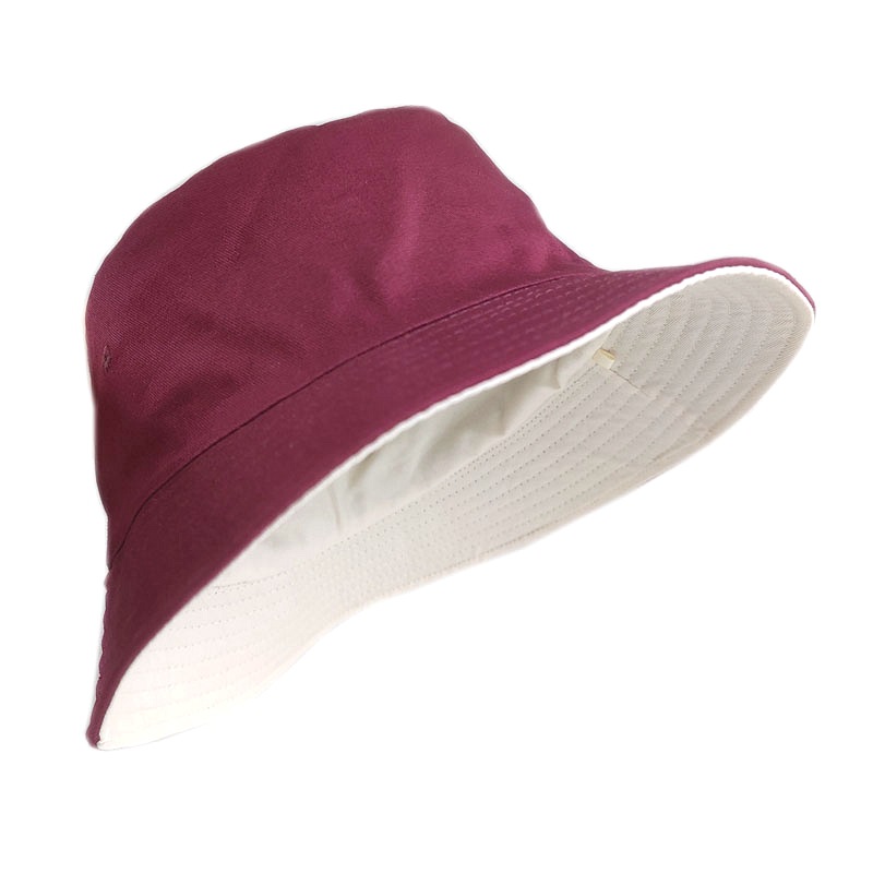 Wine Red/beige double-sided wear