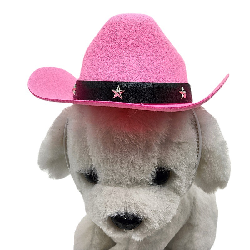 New Doll Cute Doll Felt Hat Pet Hat Dog Cat Hat Birthday Party Mini Handmade Doll Hat