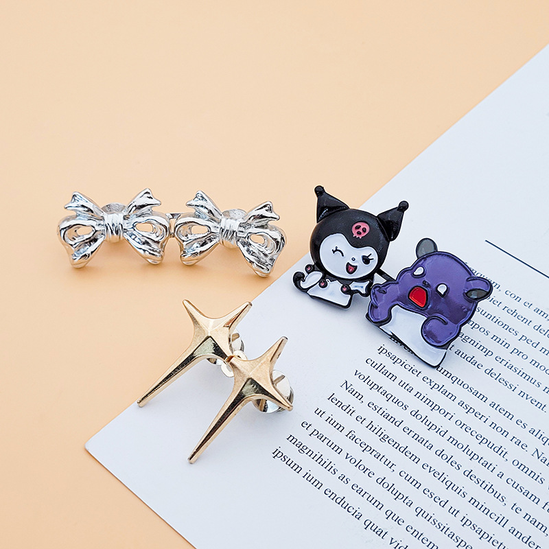 Bow waist buckle buckle detachable nail-free Cross star waist button waist big change small waist slimming artifact