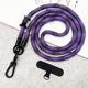 Oblique hanging [wave purple black] connecting piece