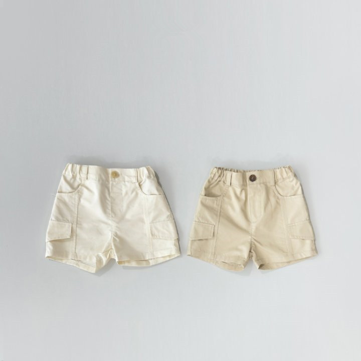 2023 Summer Korean Style ins Casual Suit for Boys and Girls Infants Striped Pocket Top Tooling Shorts