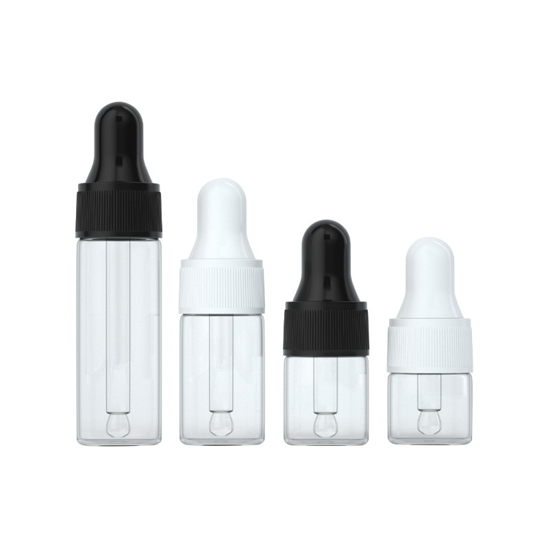 メーカースポット1ml精油ボトル2ml 3ml茶色スポイト瓶ガラス分注調合瓶小精油ボトル|undefined