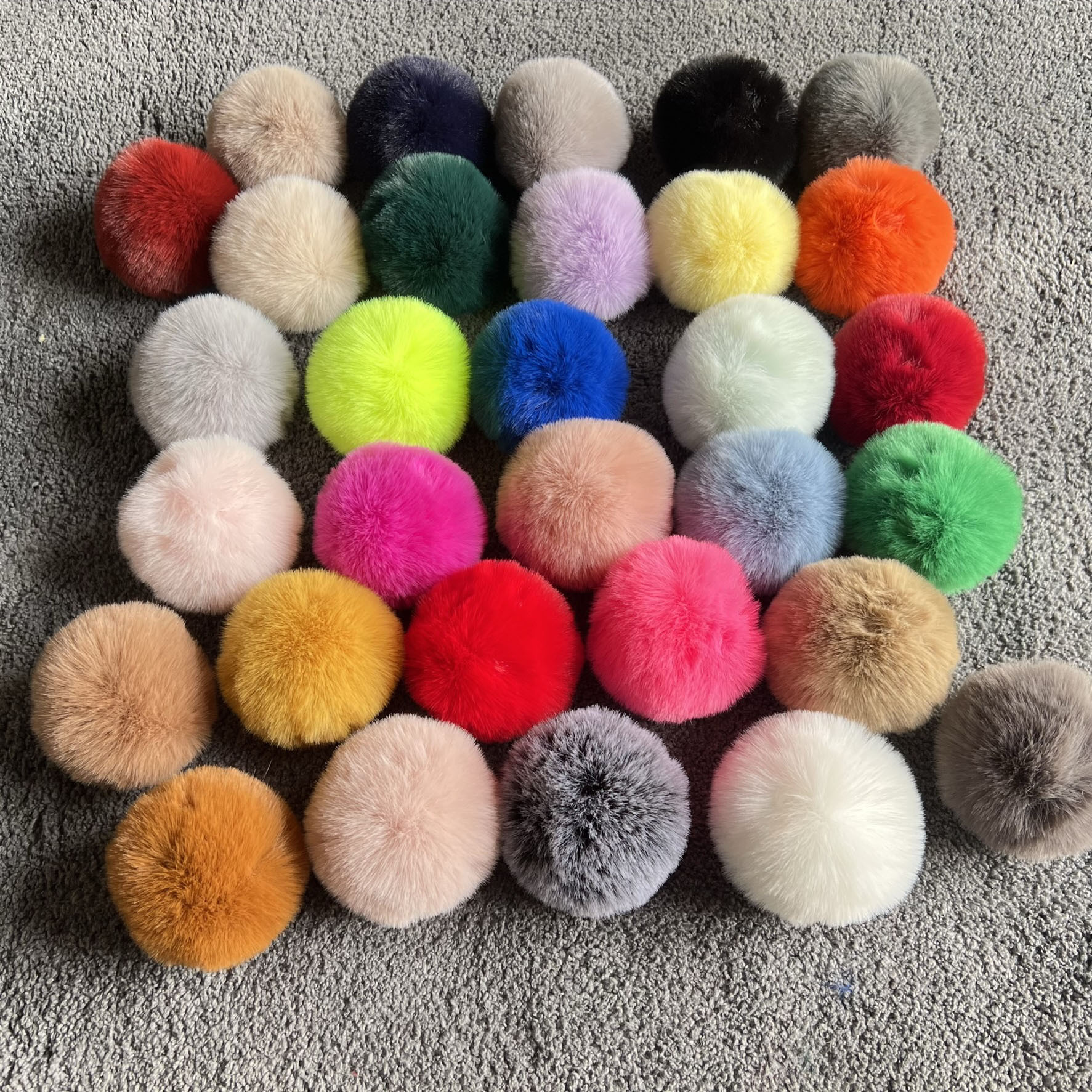 imitation rabbit fur ball artificial wool plush diy handmade jewelry wool ball clothing hat shoe accessories hair accessories accessories