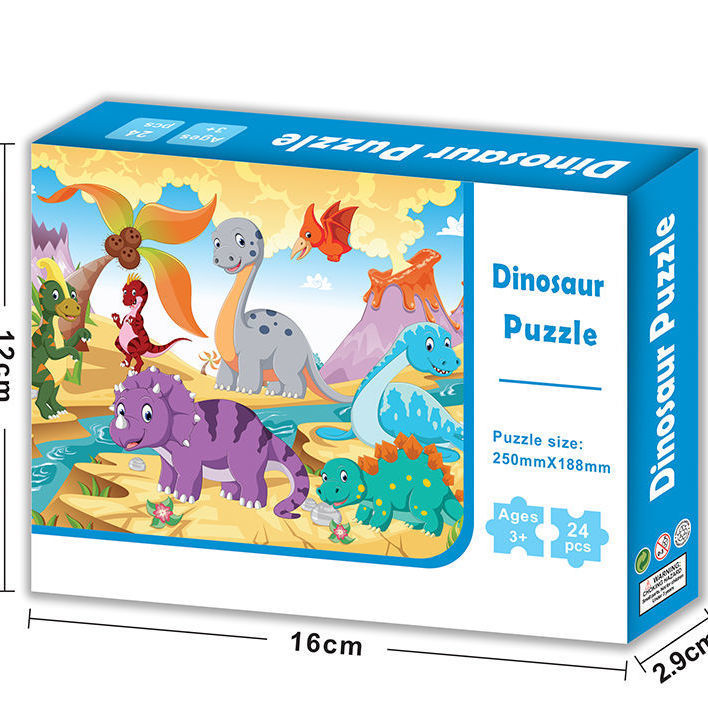24 Piece Jigsaw Puzzle Children's Early Education Educational Leisure Toy Baby Enlightenment Big Piece Puzzle Toy Baby Enlightenment Teacher