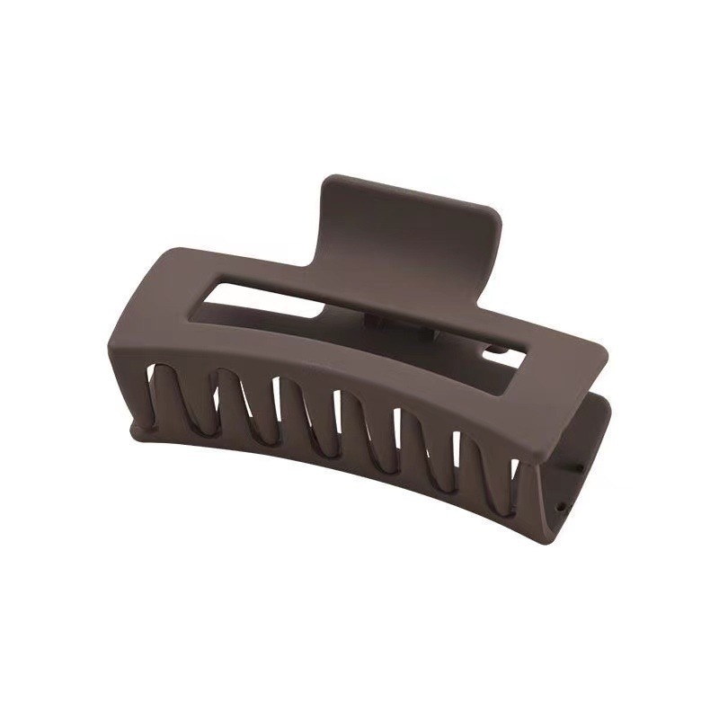 New Morandi Square Large Grab Clip Shark Clip Simple High Elastic Telephone Line Hair Ring Hair Accessories Wholesale_voghion.com