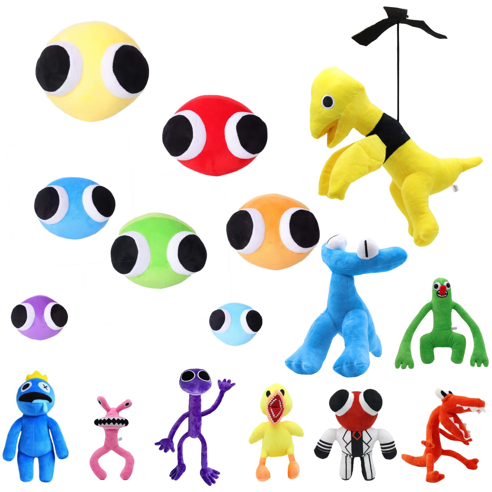 rainbow friends 2Roblox rainbow friends doll ant head flying dragon Little Blue Man plush toy