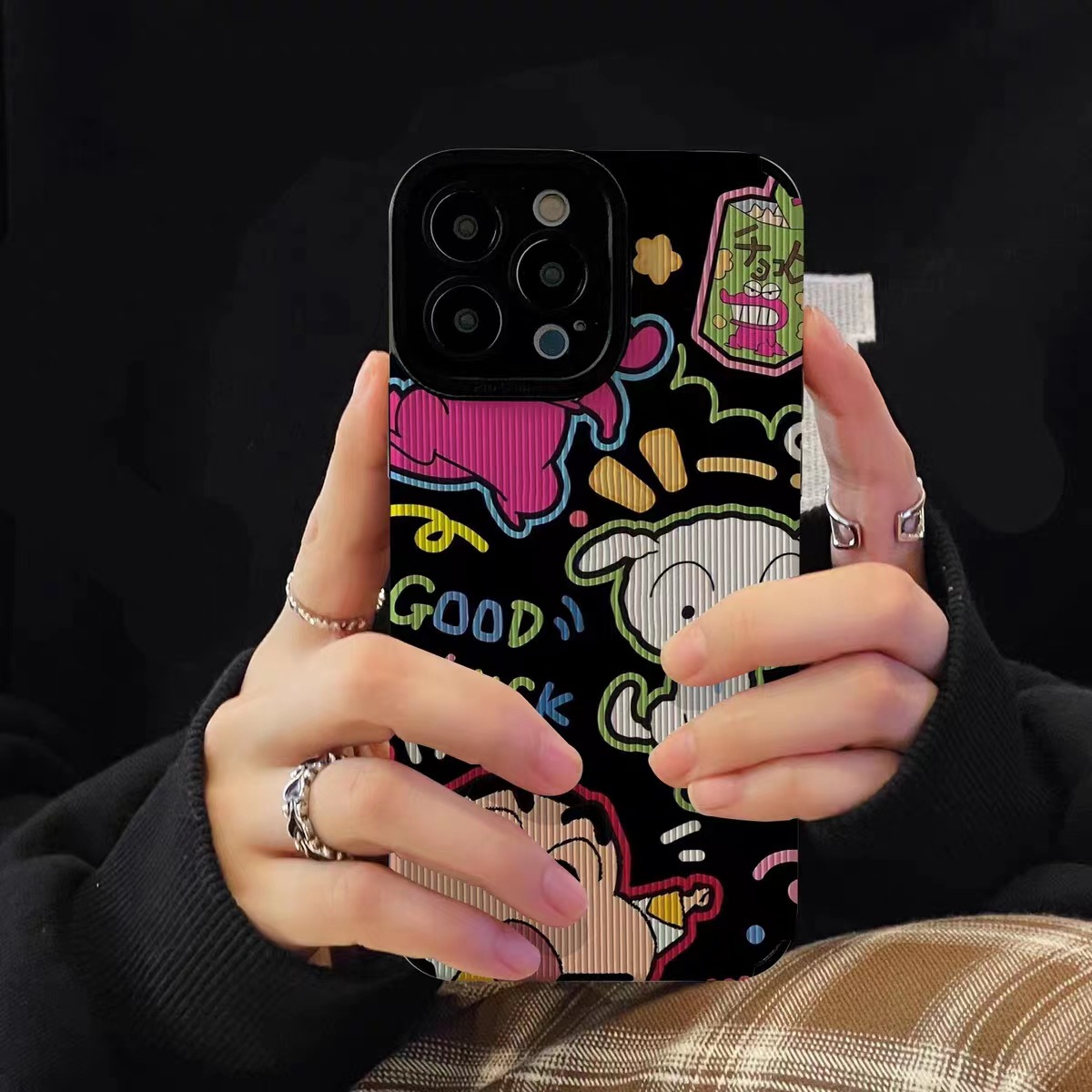 適用蘋果13promax手機殼新款iPhone13防摔保護套14promax個性創意