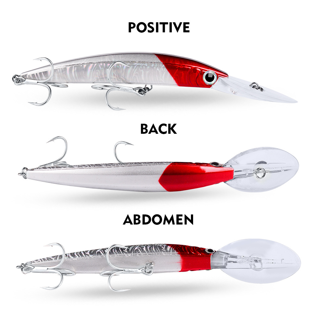 PRO BEROS brand Luya bait sea fishing Mino bait 17cm27g plastic hard bait 10 color optional DW358