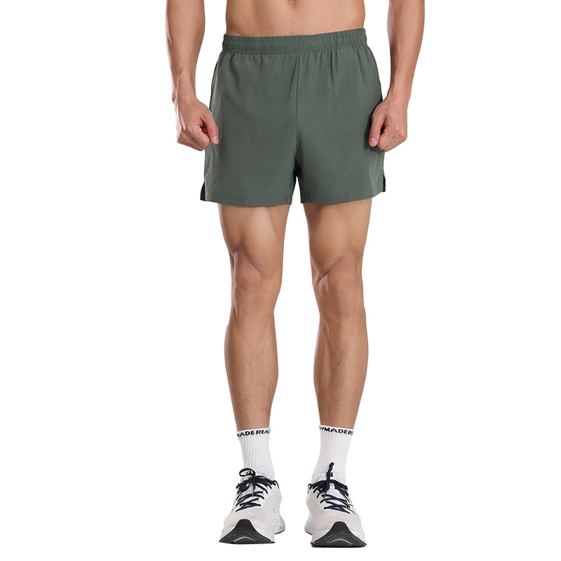 lulu quick-drying running shorts training marathon sports shorts men's breathable fitness casual three-point basketball pants