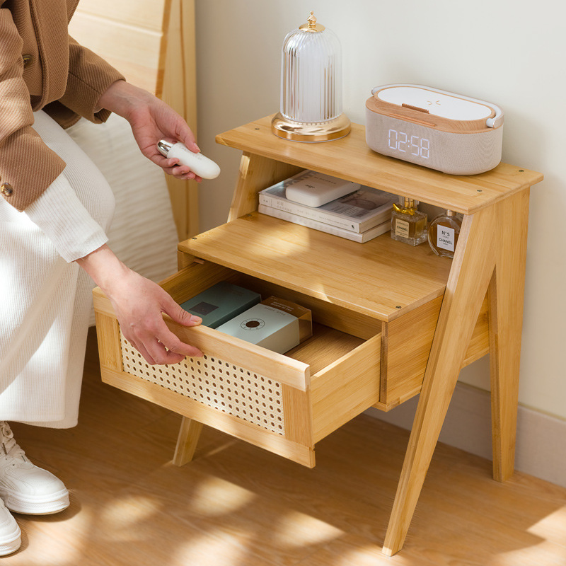 Bedside Table Bedroom Simple Modern Small Cabinet Simple Small Bedside Storage Cabinet Household New Storage Bedside Cabinet