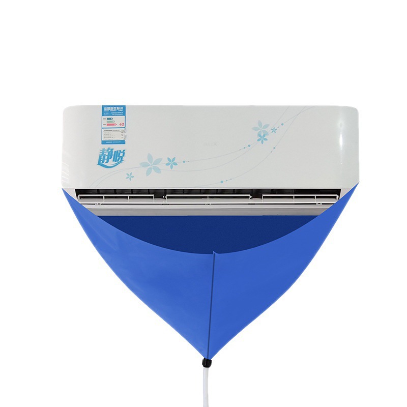 Air conditioning cleaning water bag special cleaning cover towel brush gloves water pipe air conditioning protection four-in-one set of cleaning