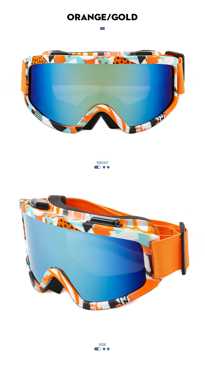 New double-layer anti-fog mountain skiing goggles outdoor large frame anti-wind sand dazzling polarized sports glasses_voghion.com