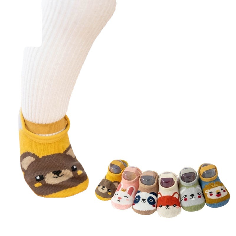 Baby Toddler Socks Spring and Summer Children's Floor Socks Baby Non-slip Socks Toddler Shoes Short Boat Cartoon Cute