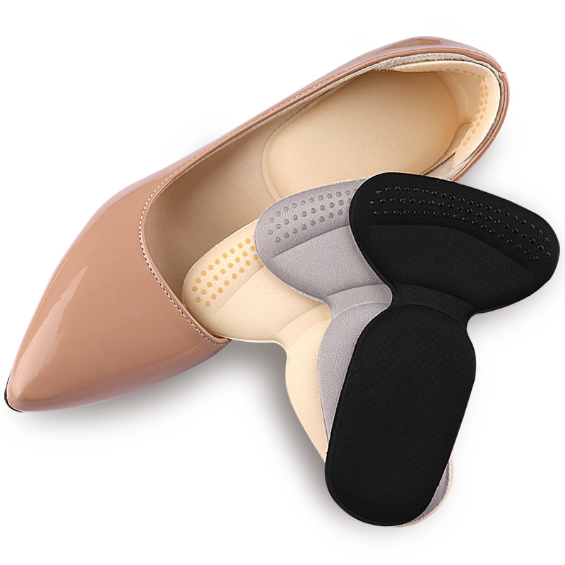 Two-in-one rear sponge dispensing post-sticker high-heeled shoes non-heel thickened half-size pad soft anti-wear heel sticker