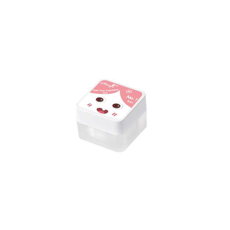 Net red nail art 2024 new semi-solid pat glue wash-free high saturated cream painting gradient nail glue wholesale