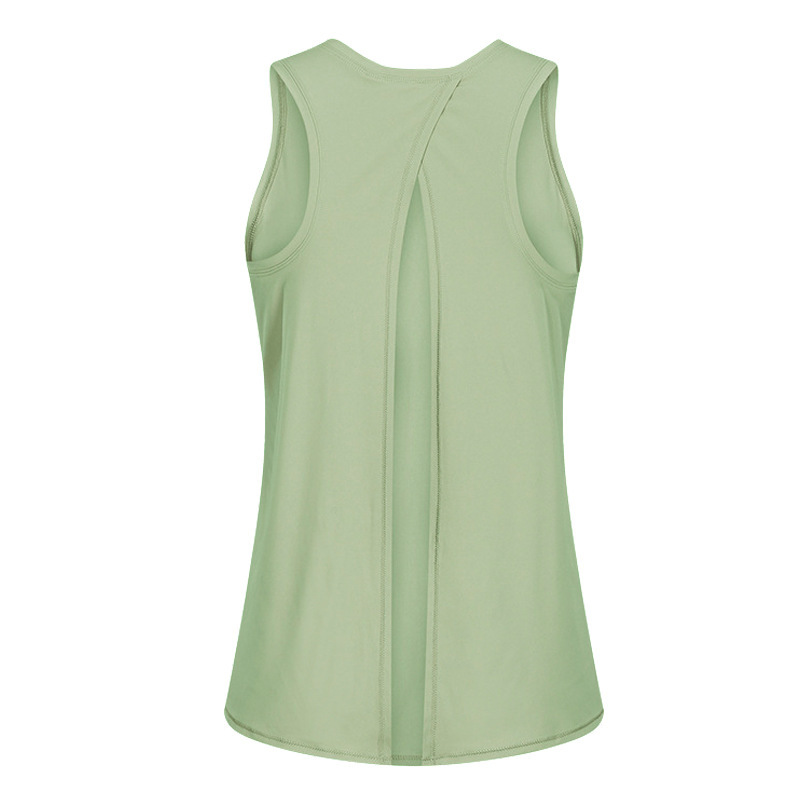 Sleeveless Sports T-shirt Vest Women's Summer Running Fitness Top Loose Blouse Summer Beautiful Back Quick-drying Yoga Clothes Women