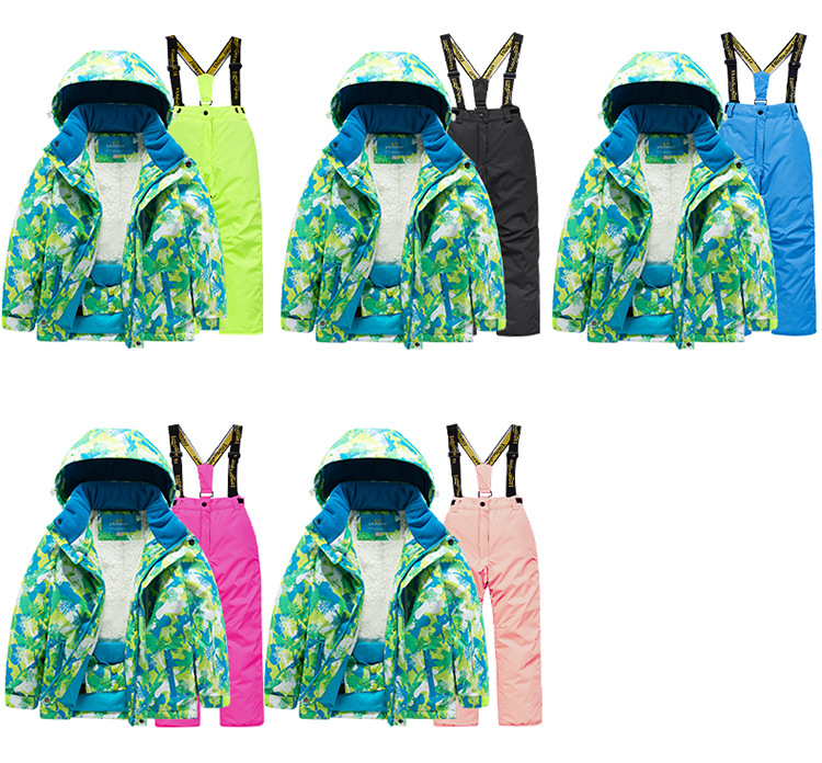 Kinderen skipak meisjes outdoor verdikt waterdicht winddicht warm jongen baby skipak uitrusting_voghion.com