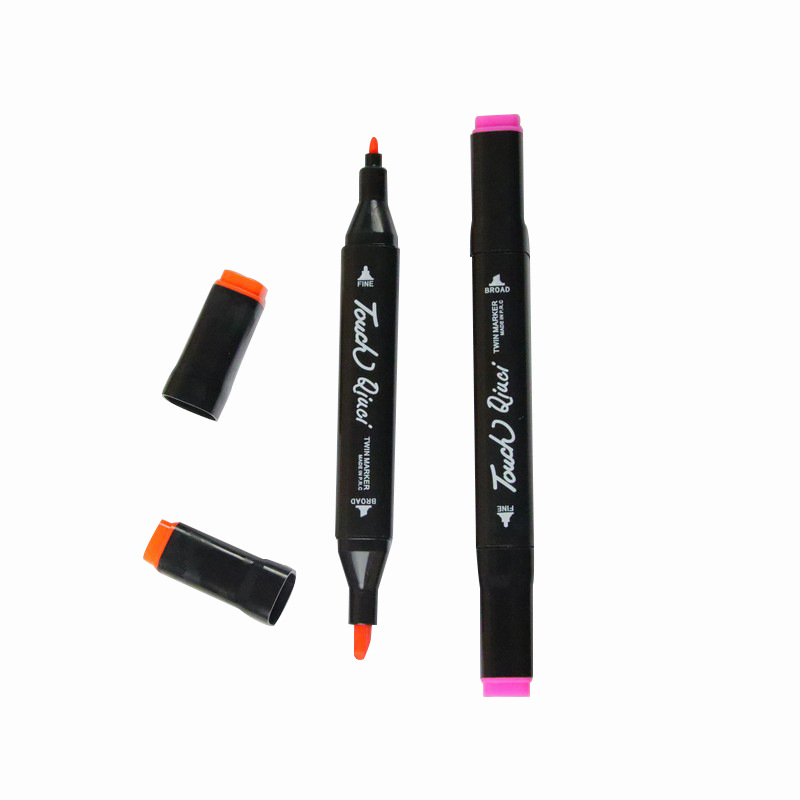 Double-head marker pen stationery set student animation children's painting brush pen hand-painted design color pen manufacturers wholesale