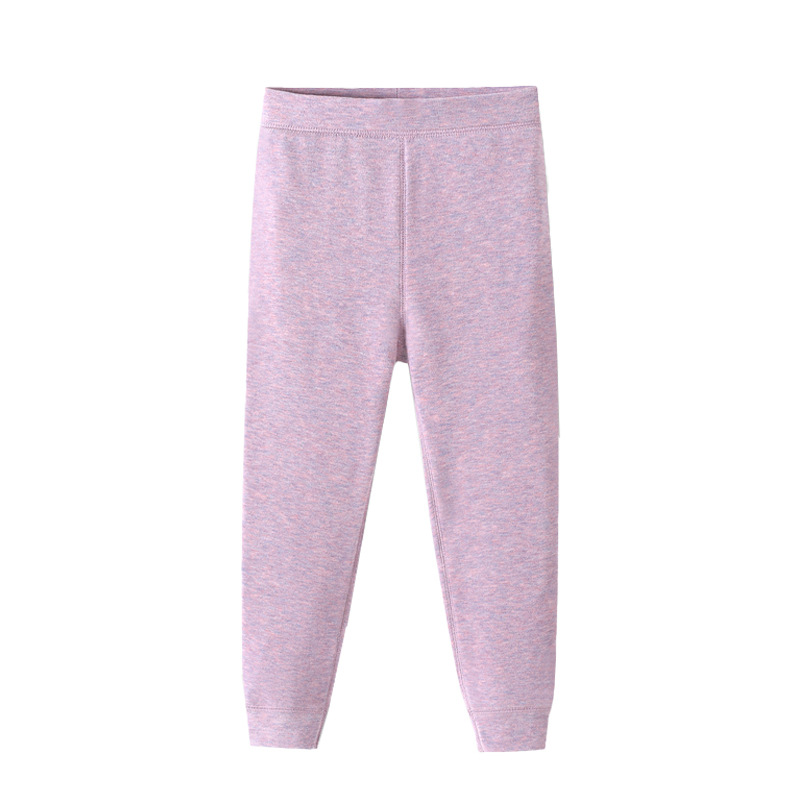 Double-layer children's warm pants thickened boys' and girls' wool silk cotton pants middle and big children's autumn and winter school uniform artifact children's pants